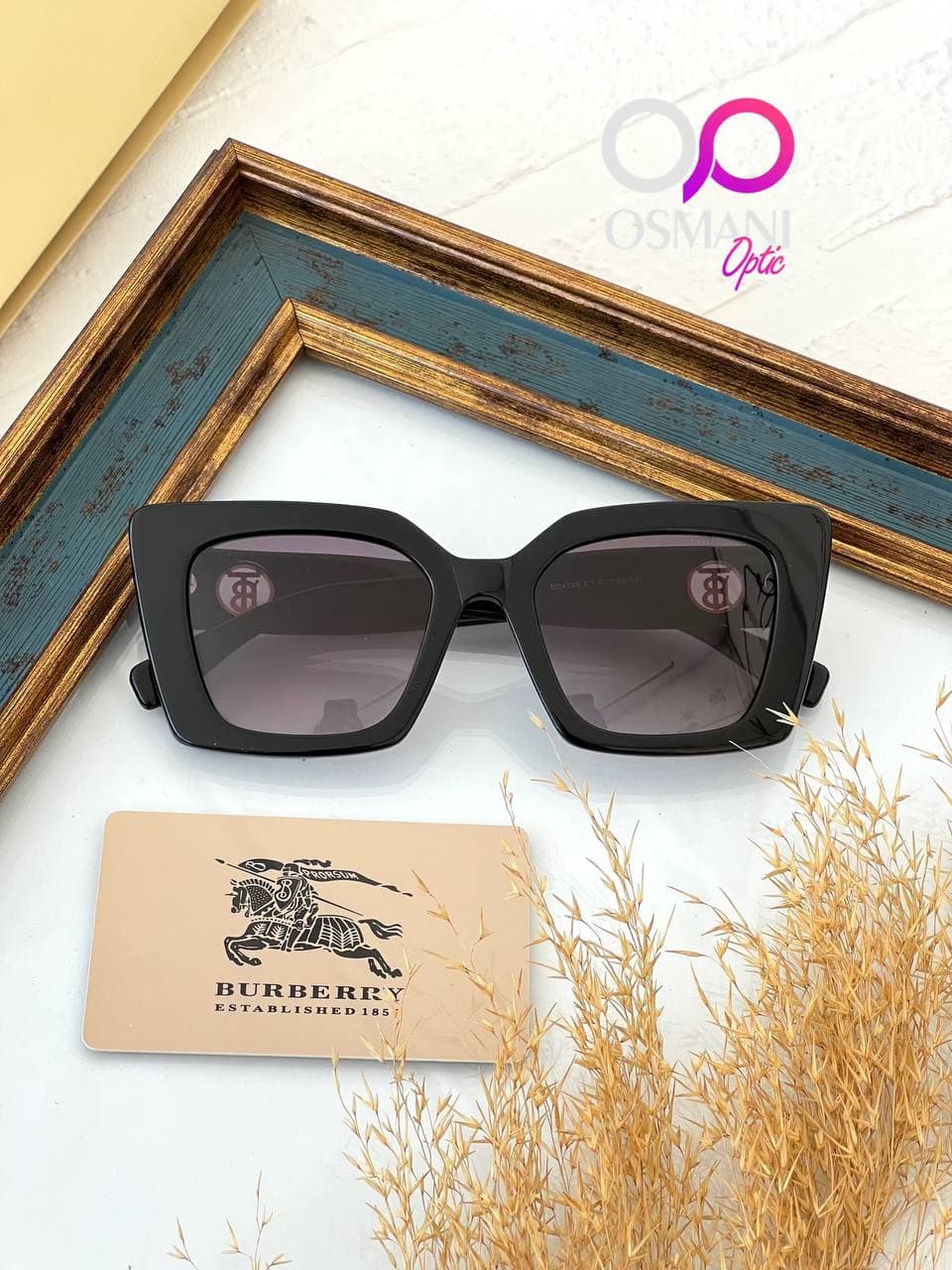 عینک آفتابی مردانه بربری مدل BURBERRY BE4344