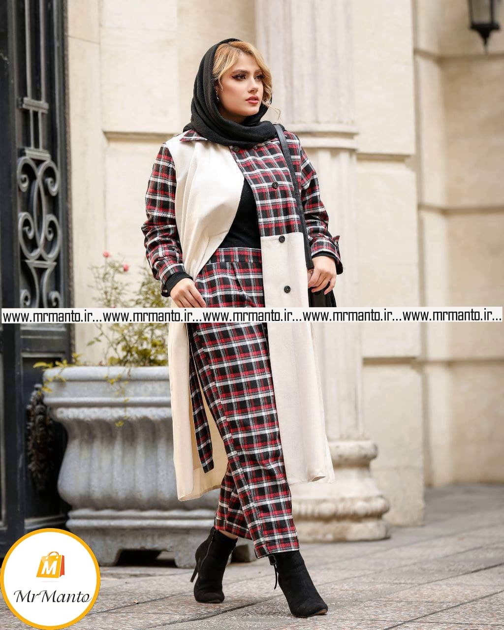 ست پاییزه دوتیکه مدل باران — تصویر ۲