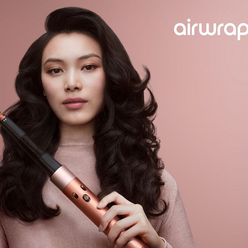 حالت دهنده مو دایسون Dyson Airwrap HS08 id™ multistyler and hairdryer – Straight+Wavy (Amber Silk) – (ابریشم کهربایی) — تصویر ۲
