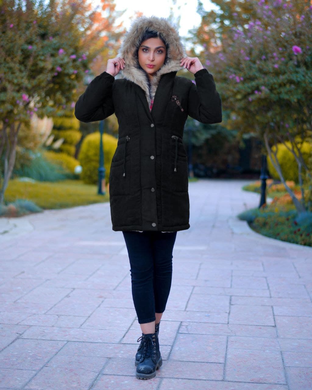 کاپشن 1400 خزدار — تصویر ۵