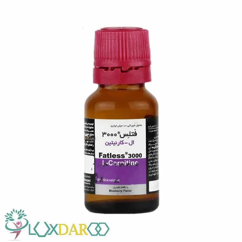 محلول خوراکی ال کارنتین 3000 فتلس 10 عددی