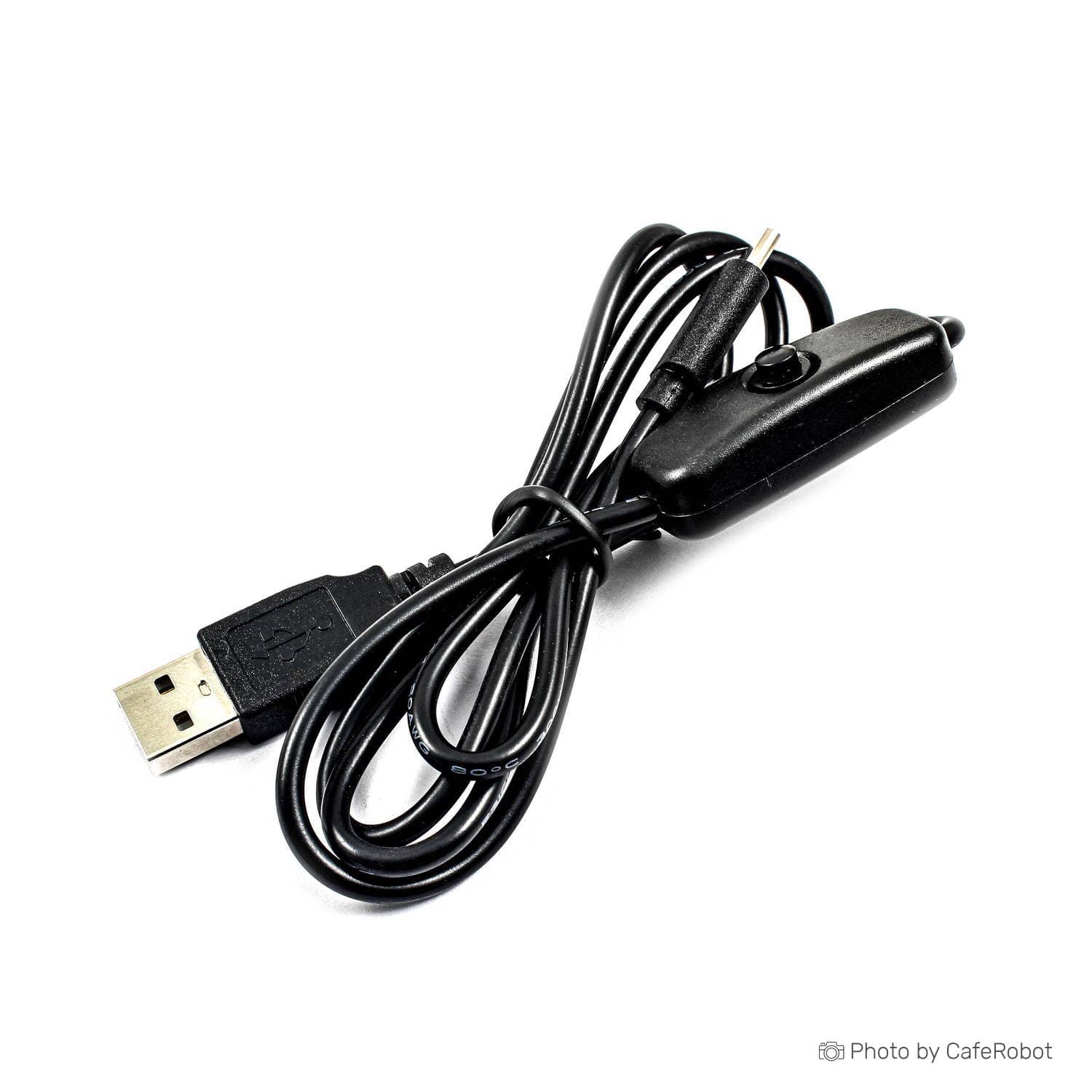 کابل پاور سوئیچ دار USB به USB Type-C مناسب برای رسپبری پای 4