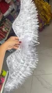 بال فرشته پارچه ای چراغ دار سایز متوسط دنیای سرگرمی های کمیاب — تصویر ۳