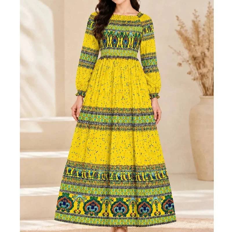 پیراهن ساحلی کریشه وارداتی هندی طرح فانوس/کد29922 — تصویر ۲