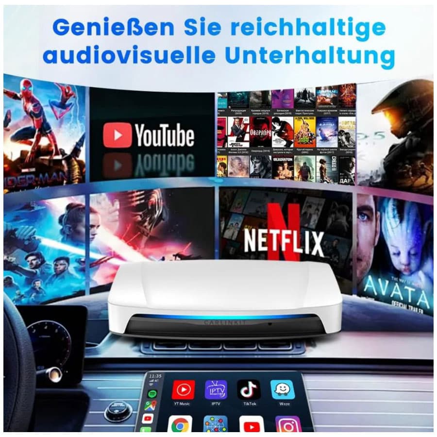 اندروید باکس کار لینکیت مدل Tbox UHD — تصویر ۳