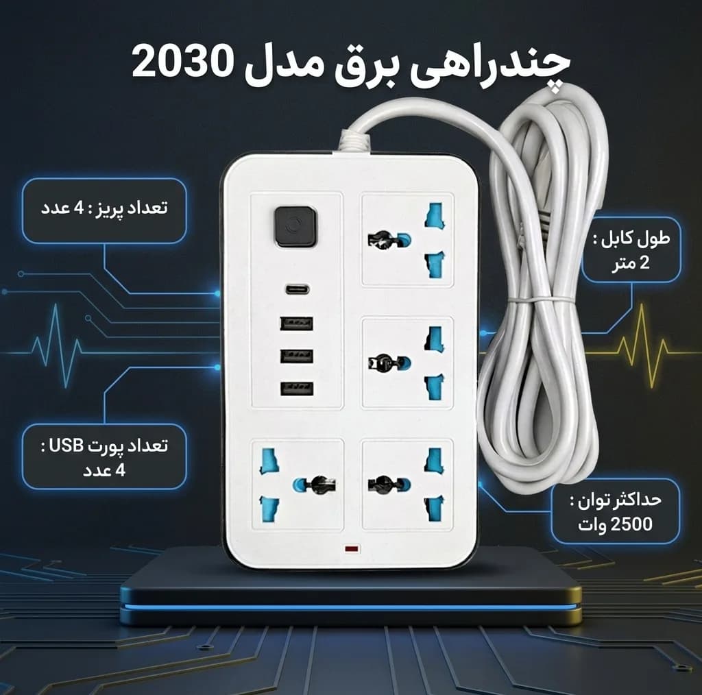 چندراهی برق مدل 2030 — تصویر ۲