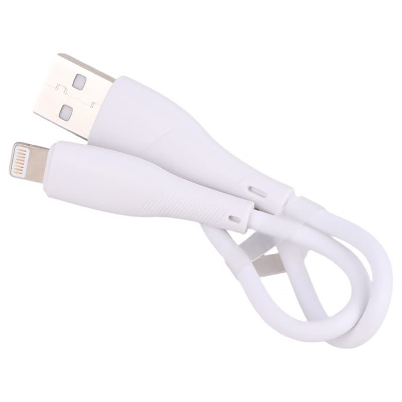 کابل کوتاه لایتنینگ فست شارژ 2.4 آمپر ارلدام EC-163i طول 25 سانتی متر — تصویر ۳