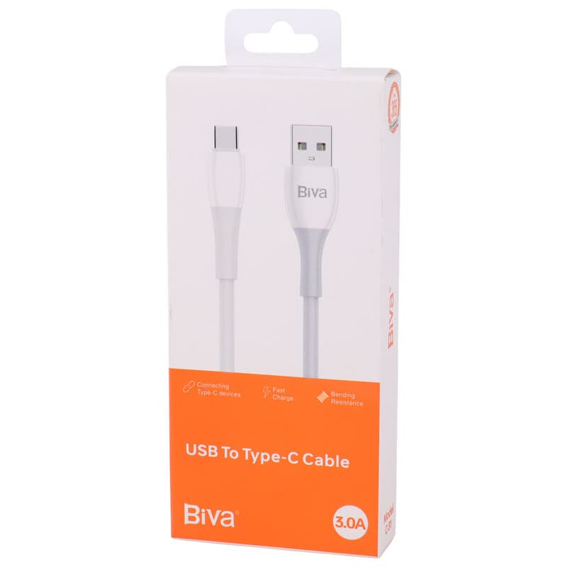کابل تایپ سی فست شارژ 3 آمپر بیوا C-31 طول 1 متر — تصویر ۵