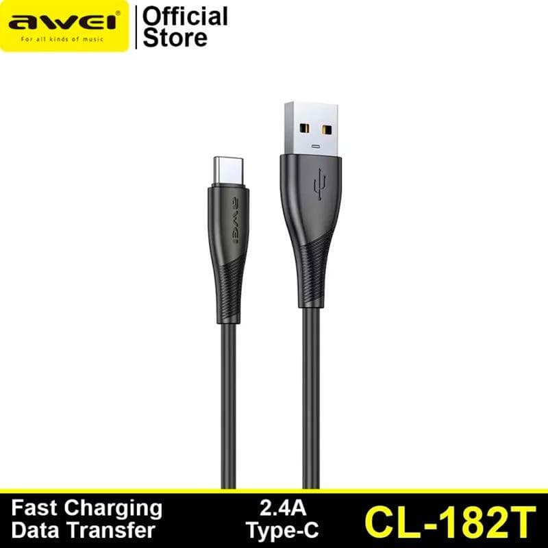 کابل تایپ سی فست شارژ 3 آمپر اوی CL-182T طول 1 متر — تصویر ۲