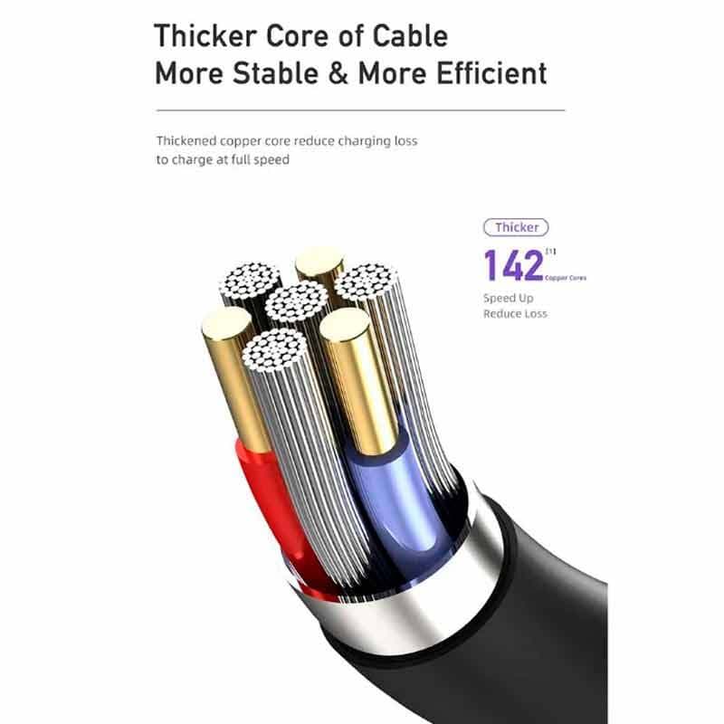کابل تایپ سی فست شارژ 3 آمپر اوی CL-182T طول 1 متر — تصویر ۷