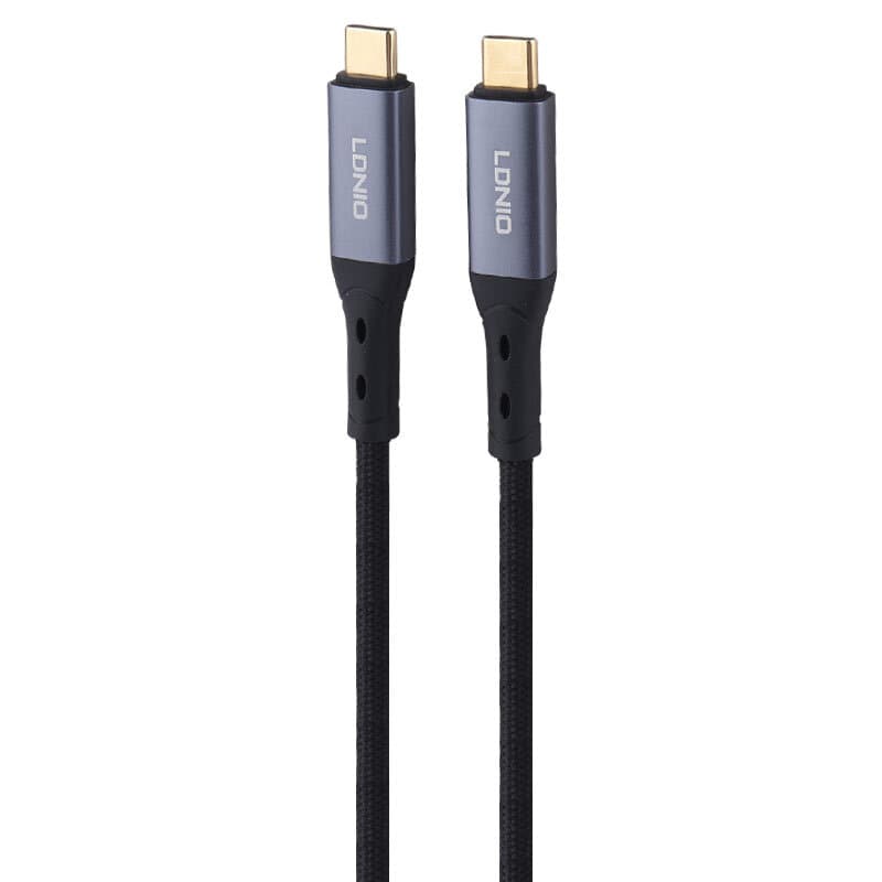 کابل دو سر تایپ سی فست شارژ 240 وات الدینیو TC-11C طول 1 متر — تصویر ۲
