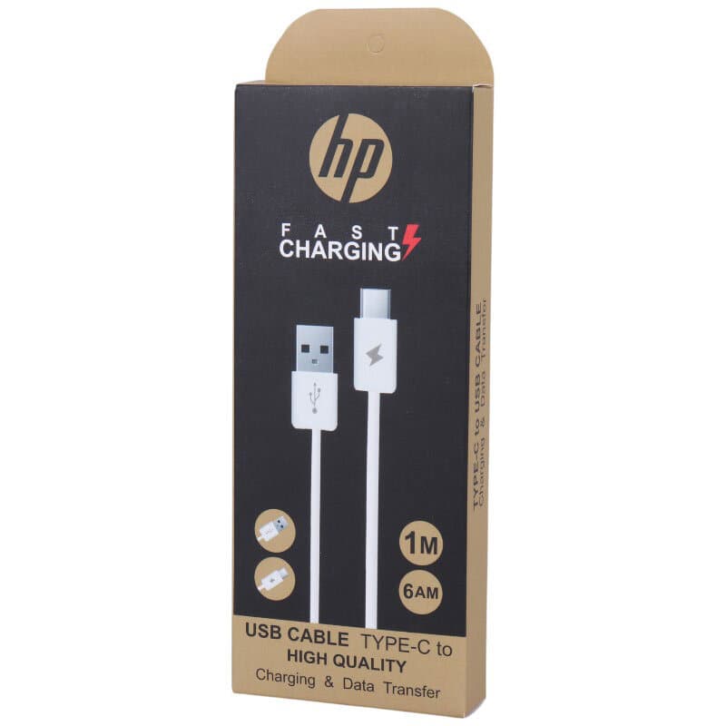 کابل تایپ سی فست شارژ HP Highcopy طول 1 متر — تصویر ۵