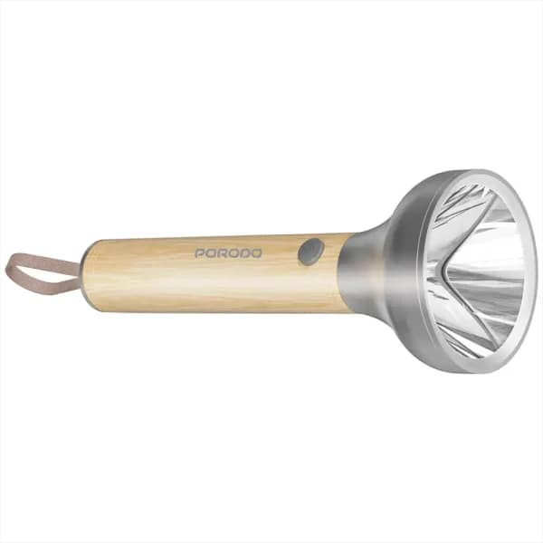 چراغ قوه چوبی پرودو مدل Birch 300 PDA90502WD با پوسته آلومینیومی