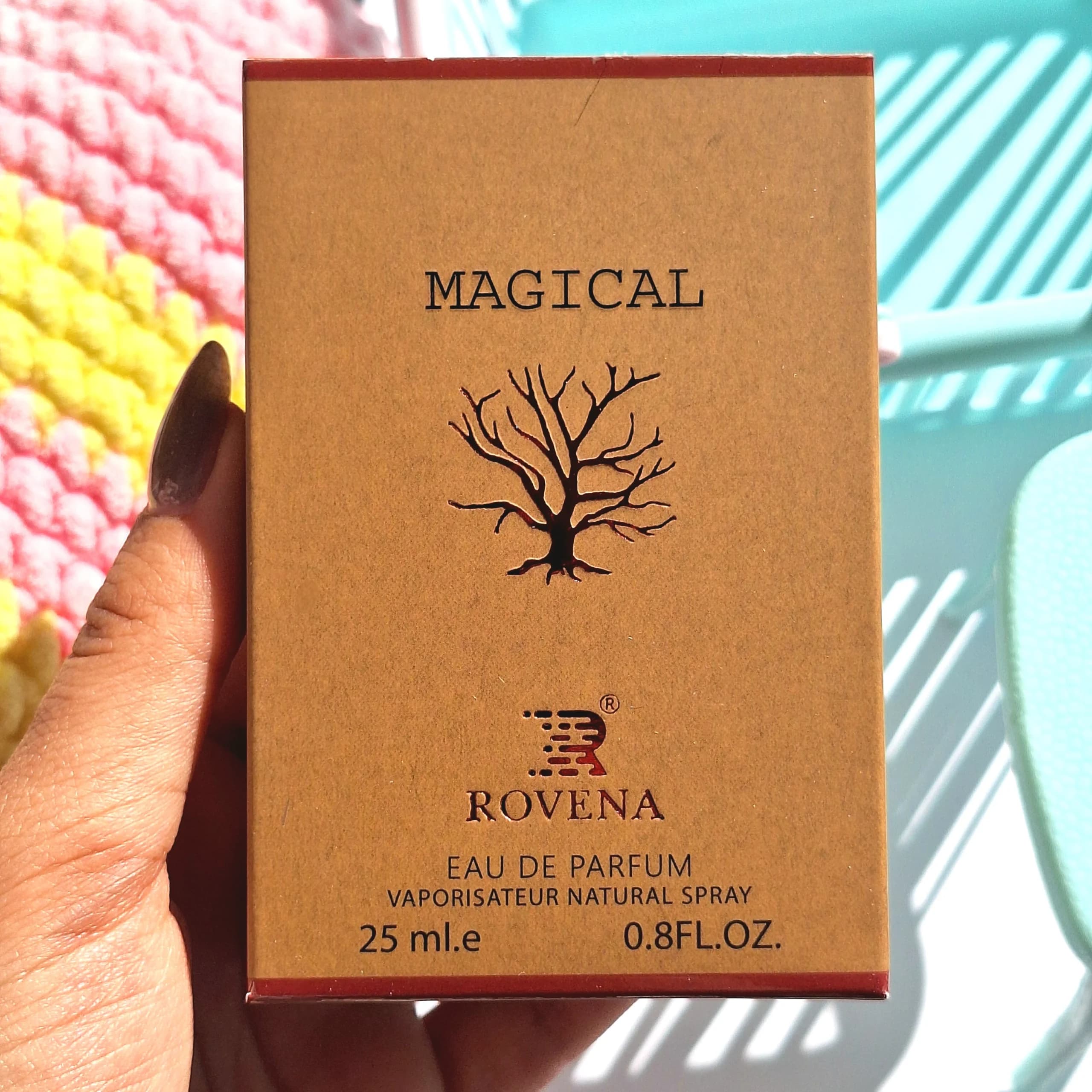 عطر ۲۵ میل ROVENA رایحه مگاماره — تصویر ۲