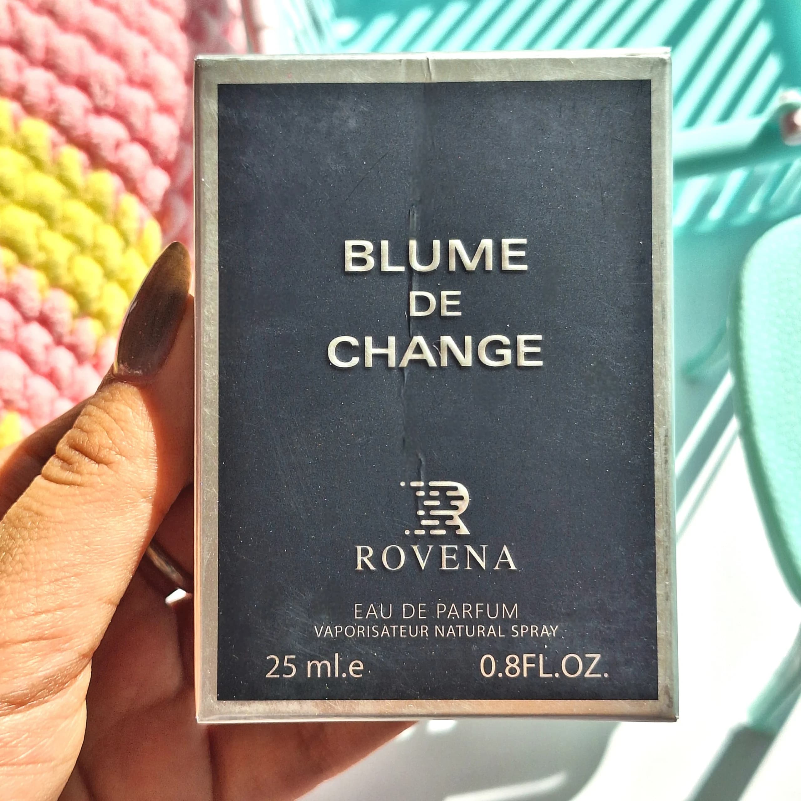 عطر ۲۵ میل ROVENA رایحه بلو شنل — تصویر ۲