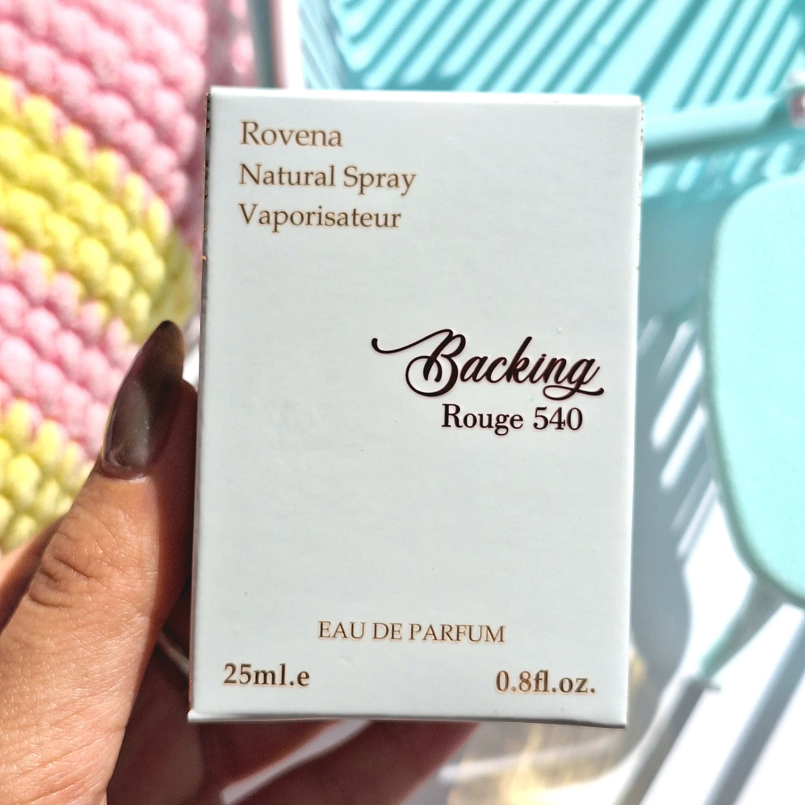 عطر ۲۵ میل ROVENA رایحه باکارات رژ سفید — تصویر ۲
