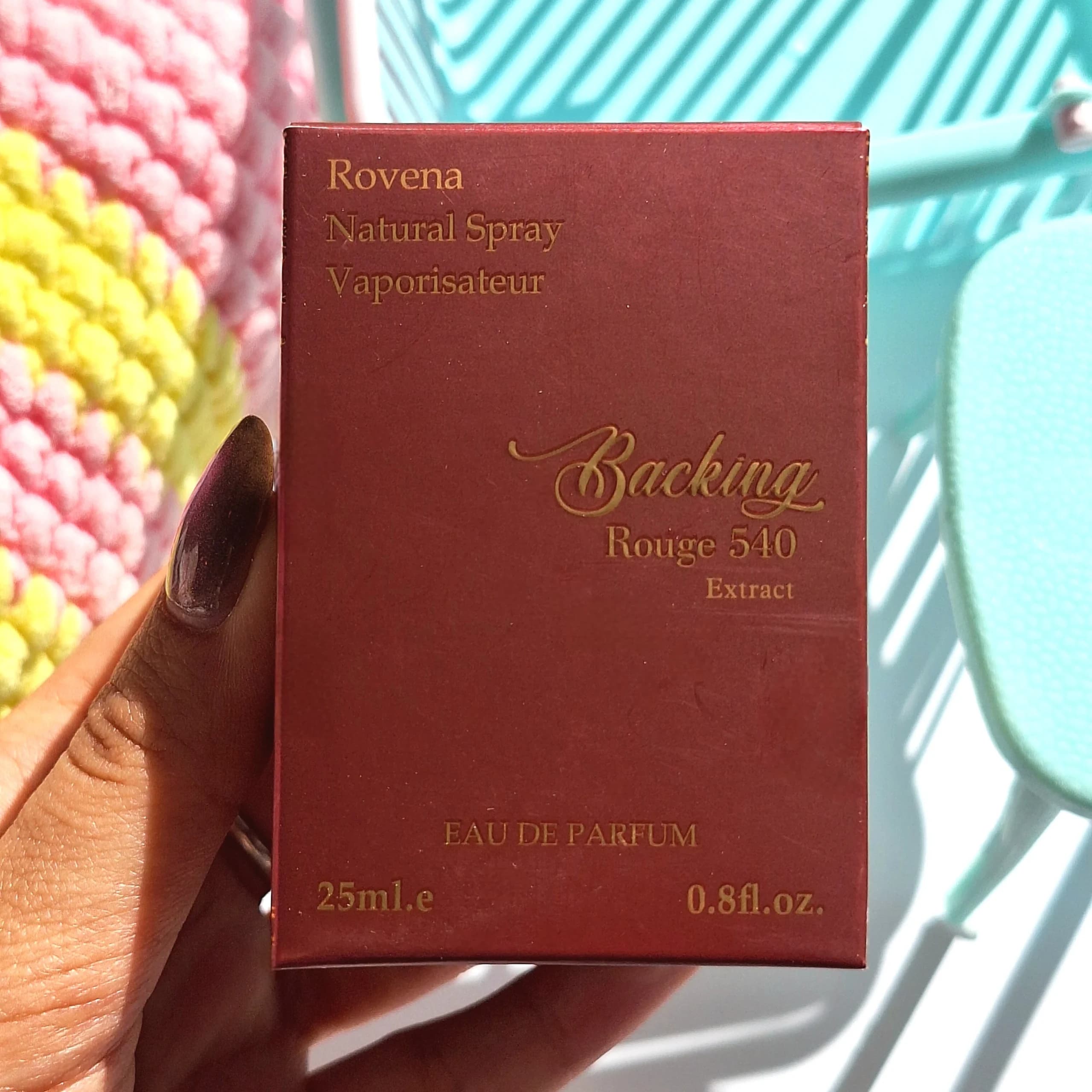 عطر ۲۵ میل ROVENA رایحه باکارت رژ — تصویر ۲