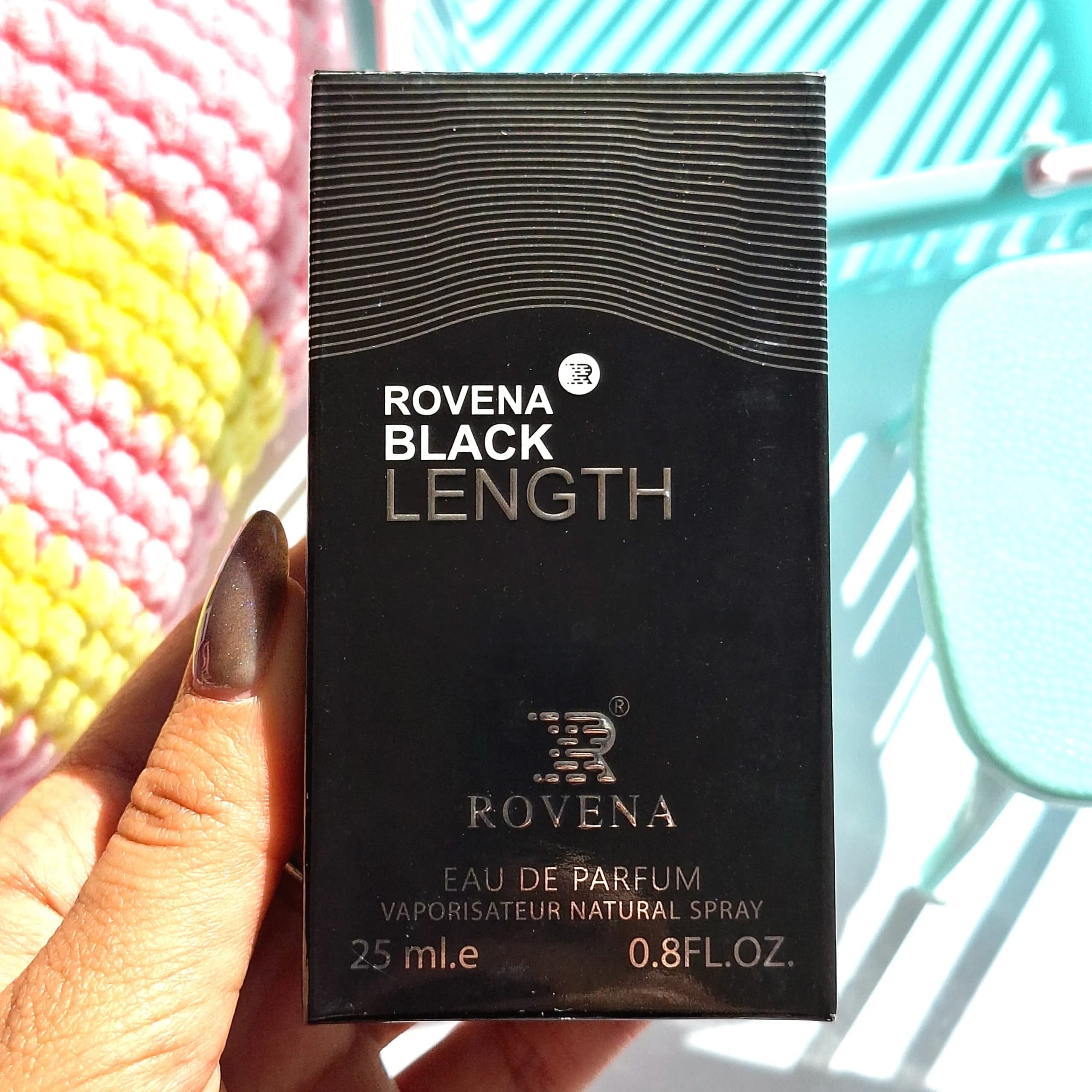 عطر ۲۵ میل ROVENA رایحه بلک لجند — تصویر ۲