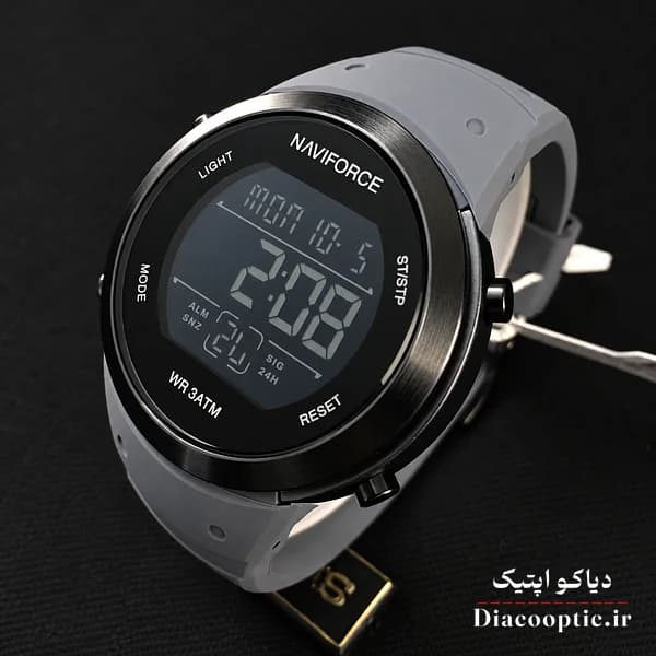 ساعت مچی اورجینال مردانه دیجیتالی برند نیوی فورس مدل NF9246 بند رابر — تصویر ۳