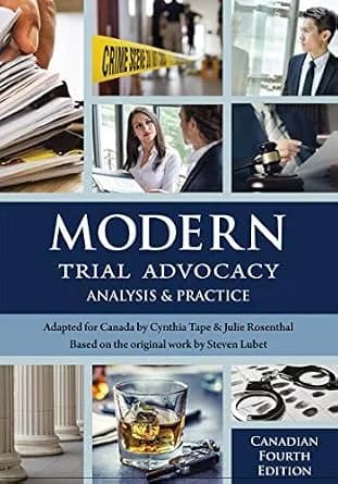 و دانلود نسخه کامل کتاب زبان اصلی Modern Trial Advocacy: Analysis and Practice, Canadian Fourth Edition (NITA) | دانلود کتاب خارجی
