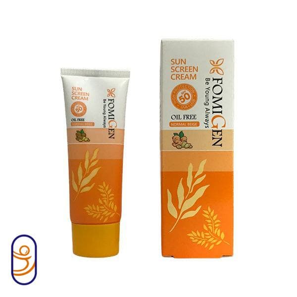 کرم ضد آفتاب رنگی بژ نرمال SPF50 فومیژن — تصویر ۲