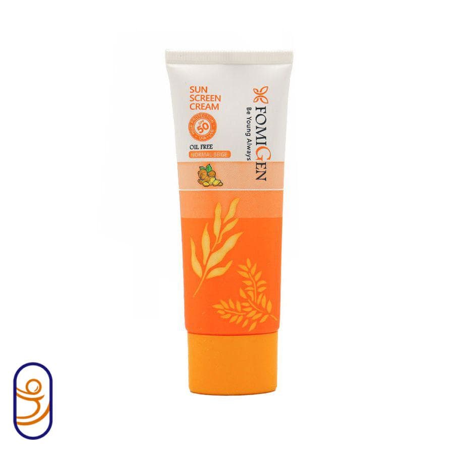 کرم ضد آفتاب رنگی بژ نرمال SPF50 فومیژن