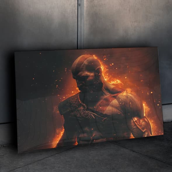 متال پوستر خدای جنگ از خدای جنگ God of War با کد G-45