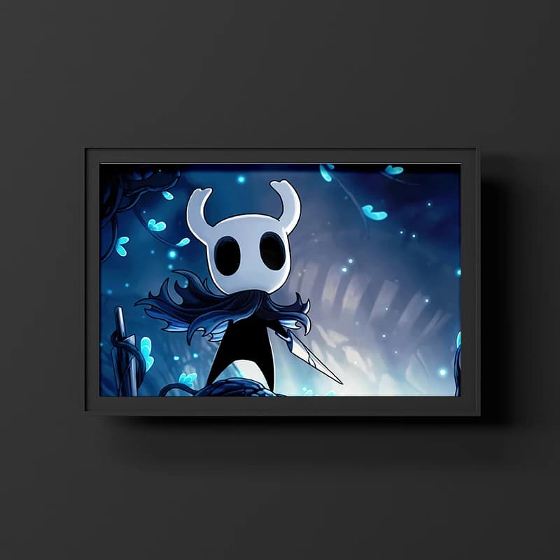 متال پوستر هالو نایت از بازی هالو نایت Hollow Knight با کد G-44 — تصویر ۳