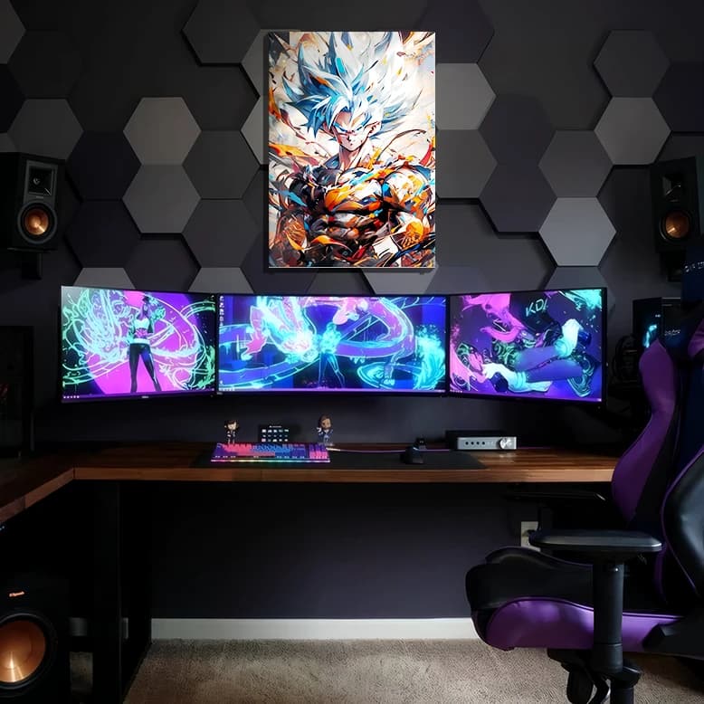 متال پوستر انیمه دراگون بال Dragon Ball با کد A-55 — تصویر ۲
