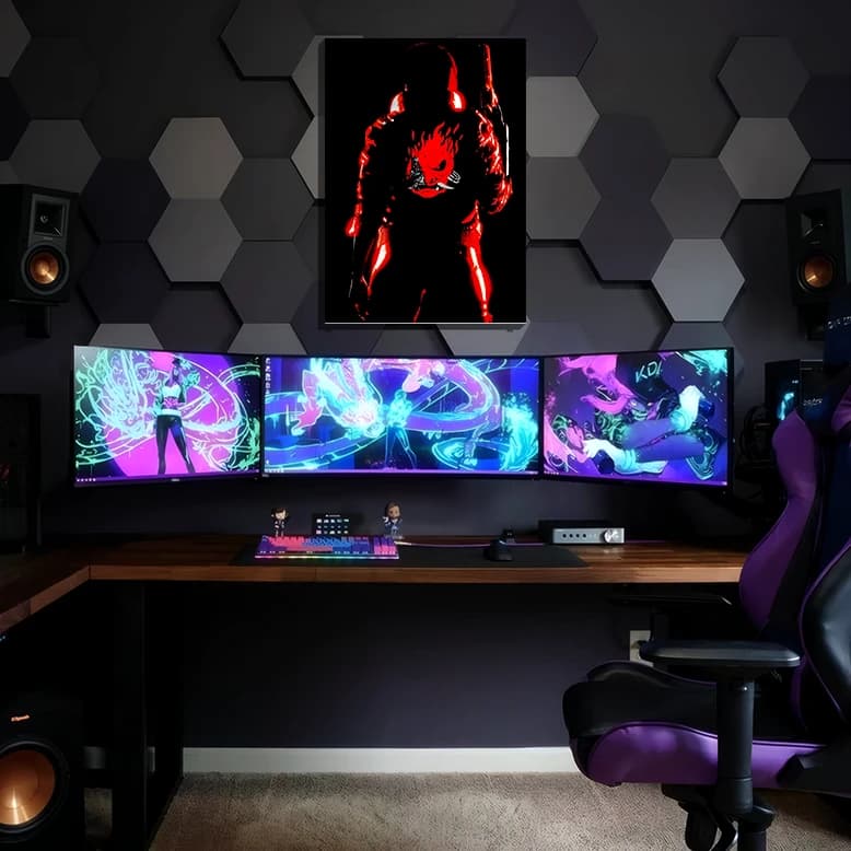 متال پوستر بازی سایبرپانک Cyberpunk 2077 با کد G-42 — تصویر ۲