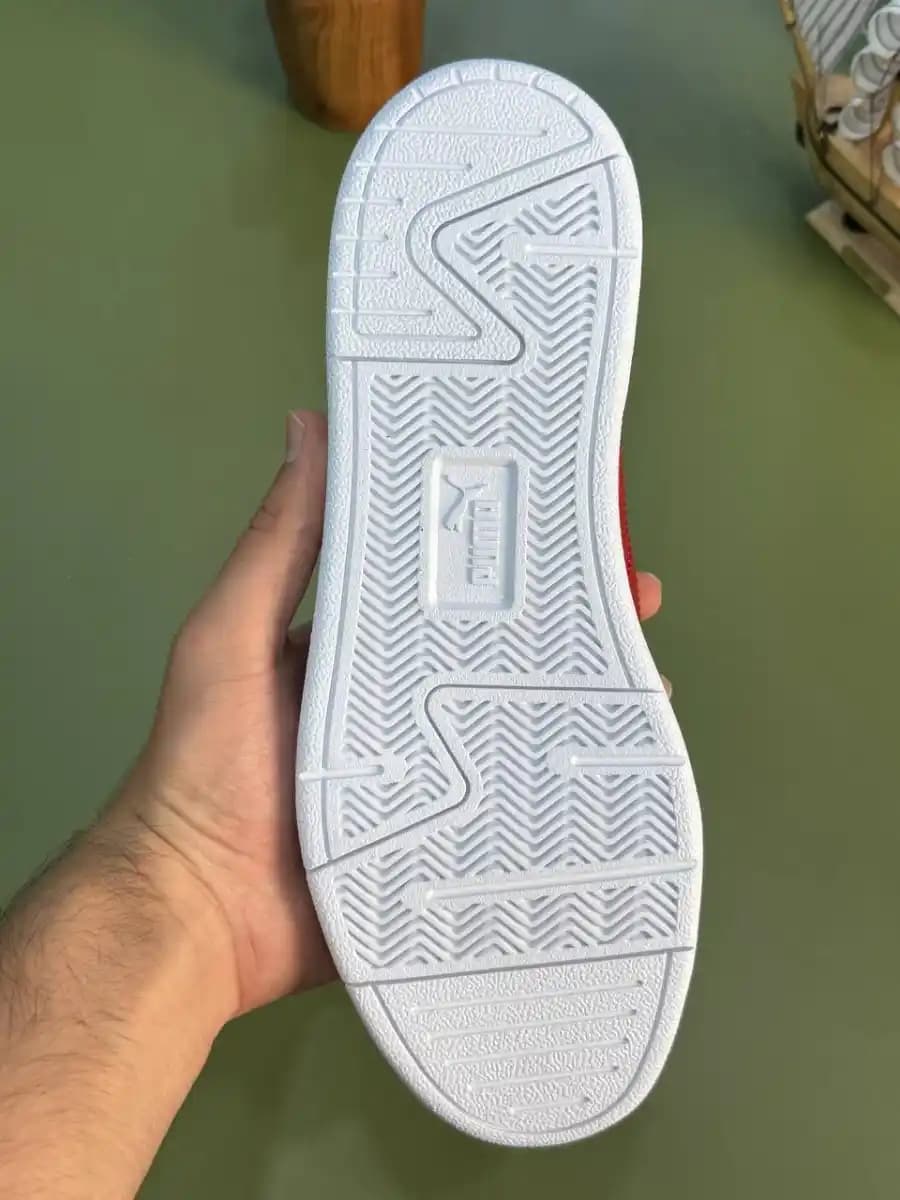 کتونی پو.ما مدل Puma caracal سفید خط ماتیکی — تصویر ۴
