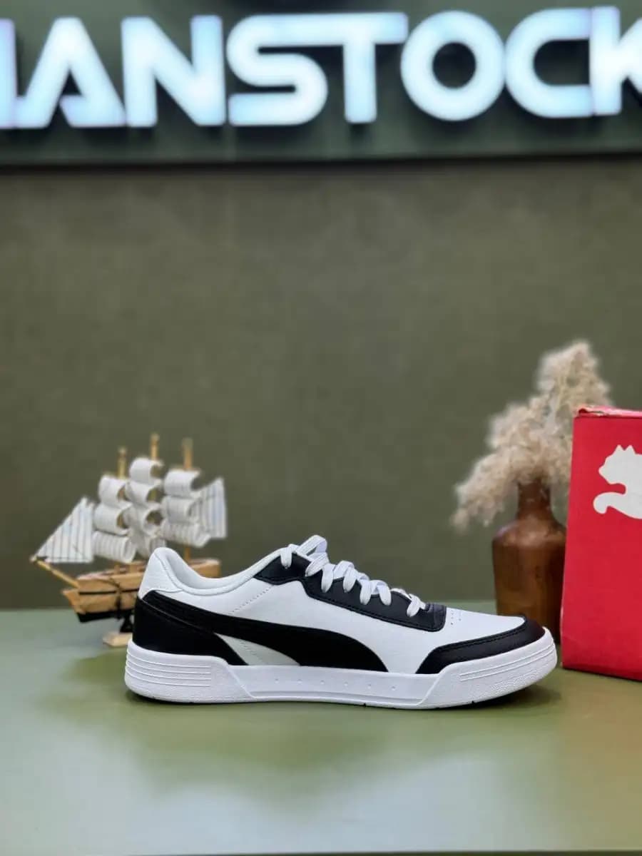 کتونی پو.ما مدل Puma Caracal مشکی سفید — تصویر ۲