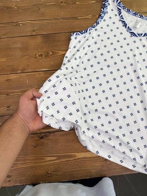 تاپ طرح دار فلورا — تصویر ۳