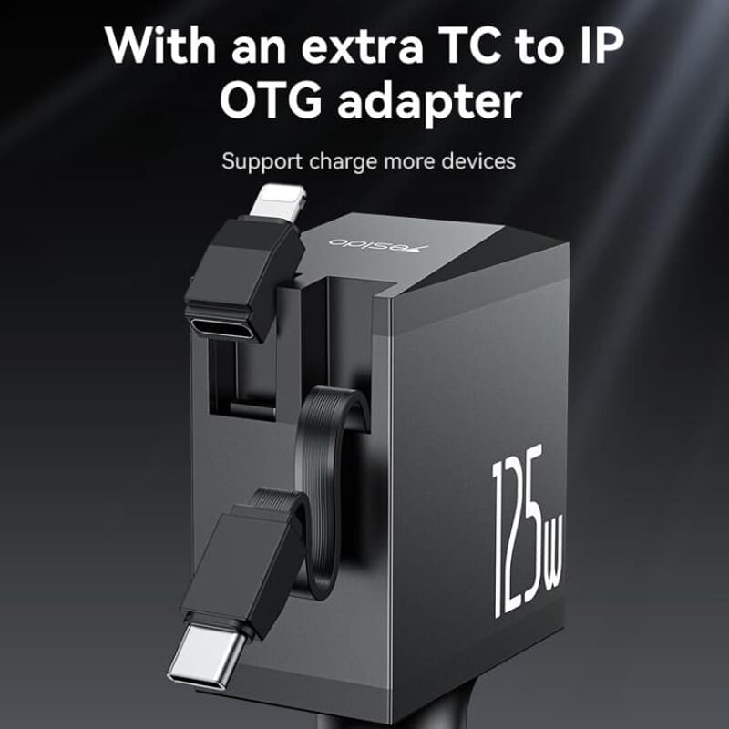 شارژر فندکی 125 وات یسیدو مدل Yesido Y71 125W Fast Car Charger — تصویر ۵