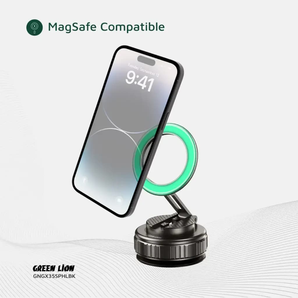 هولدر و نگهدارنده گوشی مکشی گرین لاین مدل Green Lion GX-35 Suction Holder — تصویر ۲