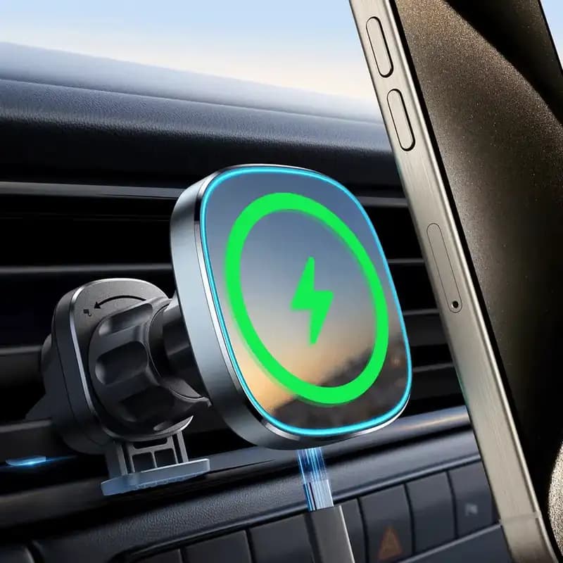 هولدر و نگهدارنده موبایل خودرو با شارژر بیسیم وایرلس جویروم مدل joyroom JR-ZS388 — تصویر ۷