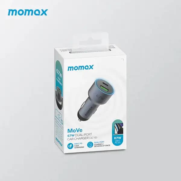 شارژر فندکی 67 وات مومکس مدل Momax UC-16 — تصویر ۴