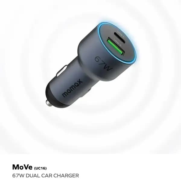 شارژر فندکی 67 وات مومکس مدل Momax UC-16 — تصویر ۲