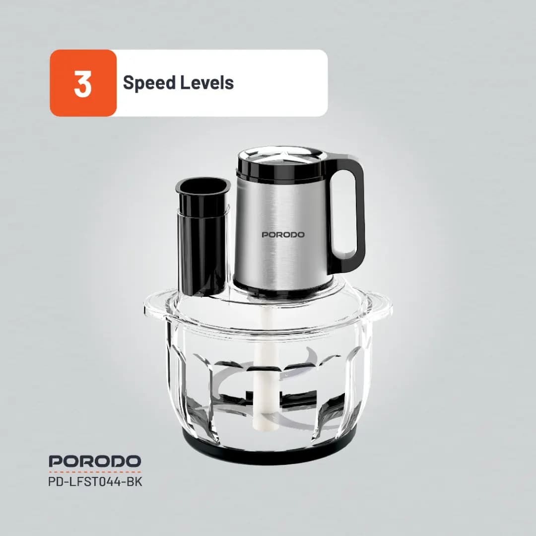غذاساز 5 لیتری پرودو Porodo Lifestyle Meat Chopper Food Processor — تصویر ۴