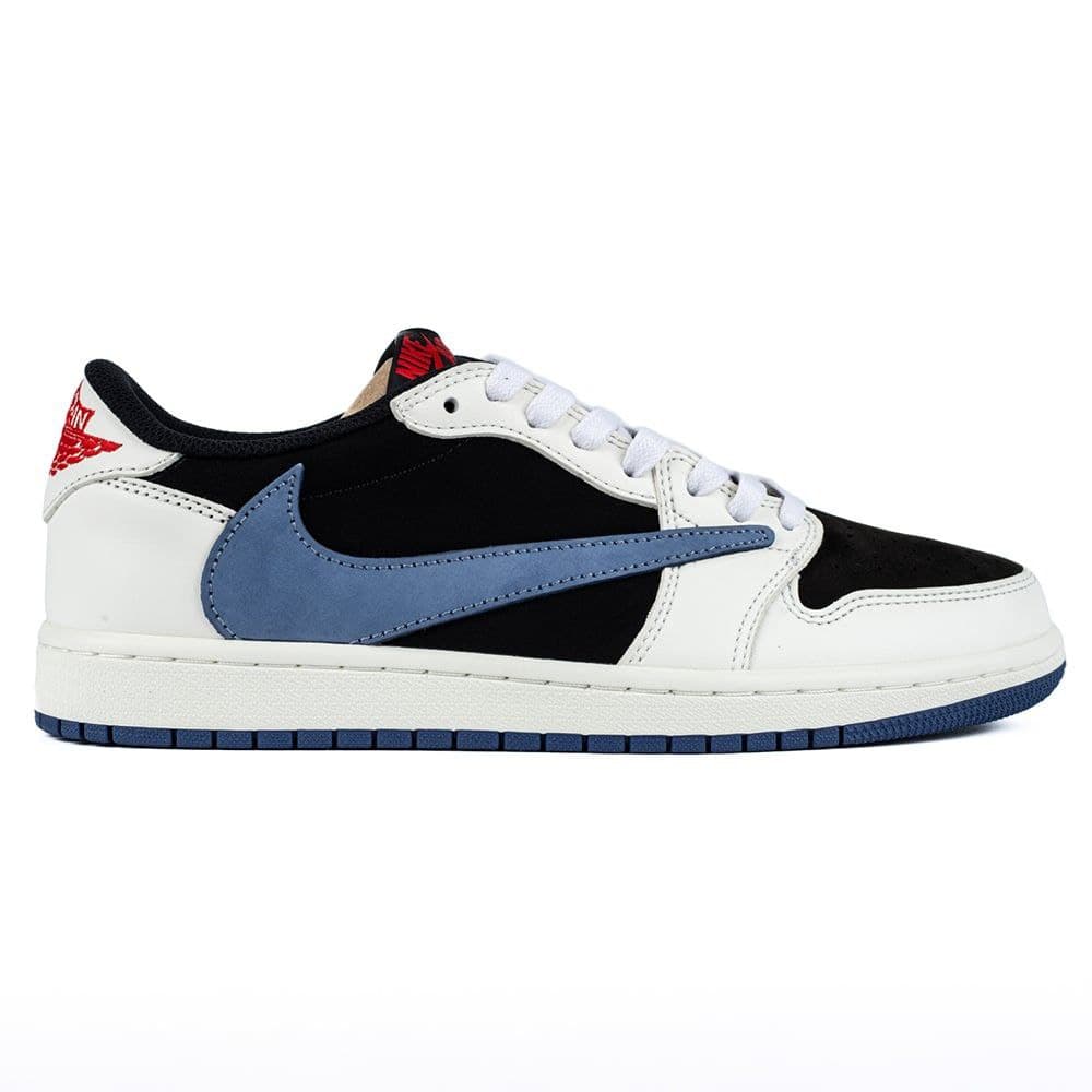نایک ایر جردن ۱ بدون ساق تراویس اسکات لی آبی Nike jordan 1 low Travis Scott lee