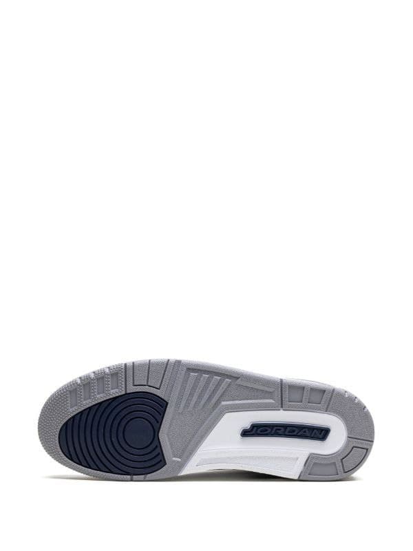 نایک ایر جردن ۳ آبی سفید Nike air jordan 3 blue white — تصویر ۳