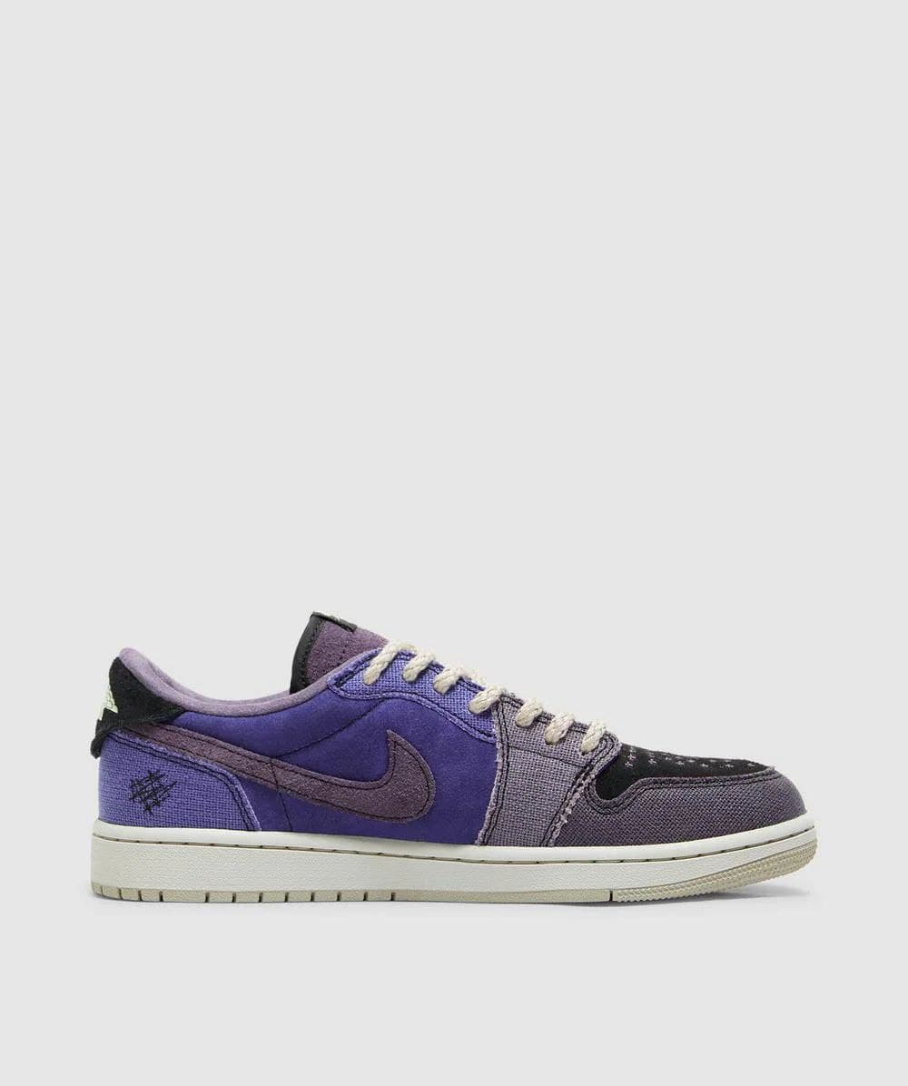 نایک ایر جردن ۱ بدون ساق زیون وودو آبی Nike jordan 1 low zion Voodo — تصویر ۲