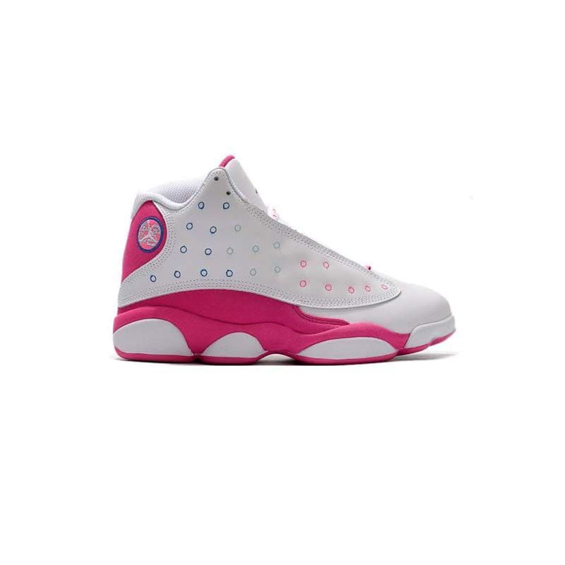 نایک ایر جردن ۱۳ صورتی Nike air jordan 13 white pink — تصویر ۲