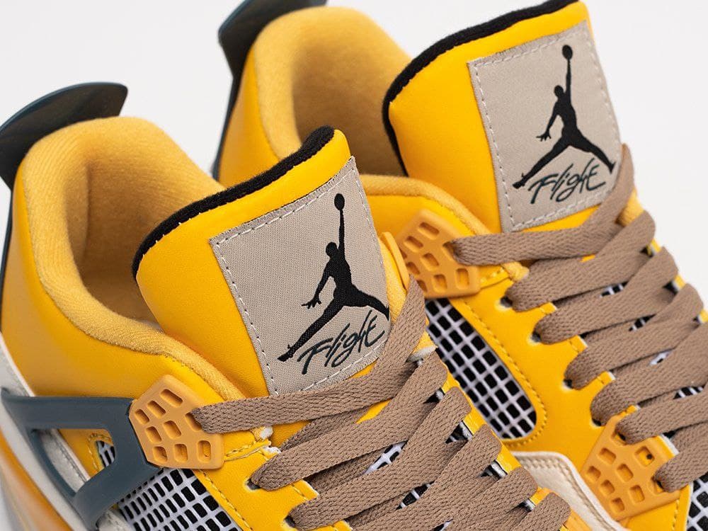 نایک ایر جردن ۴ زرد Nike air jordan 4 yellow — تصویر ۷