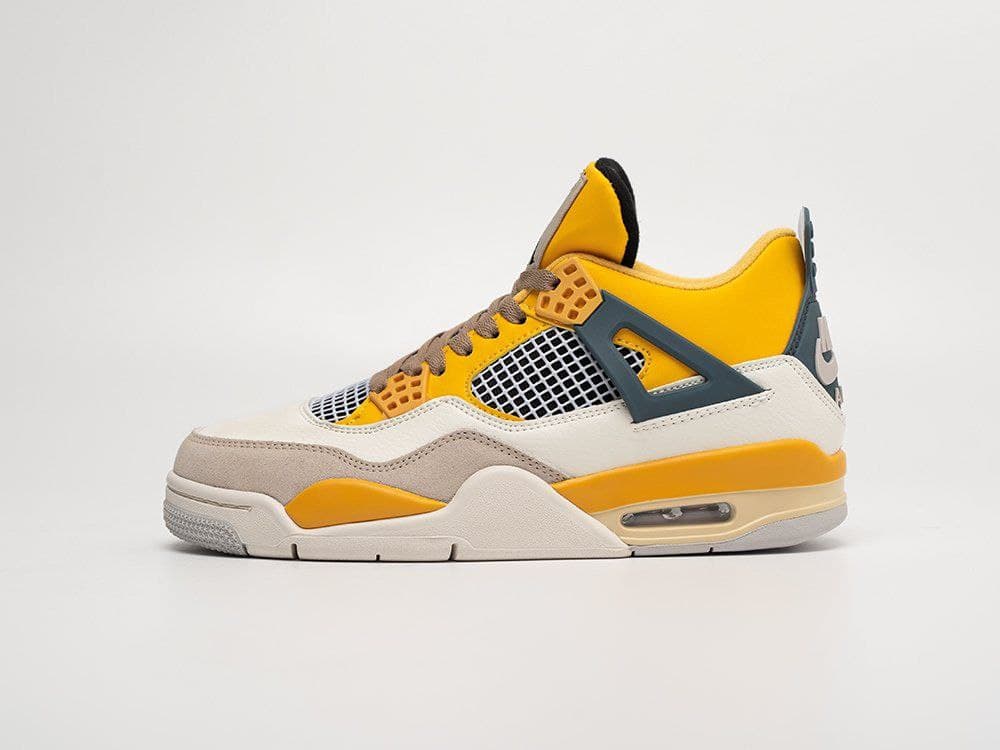 نایک ایر جردن ۴ زرد Nike air jordan 4 yellow