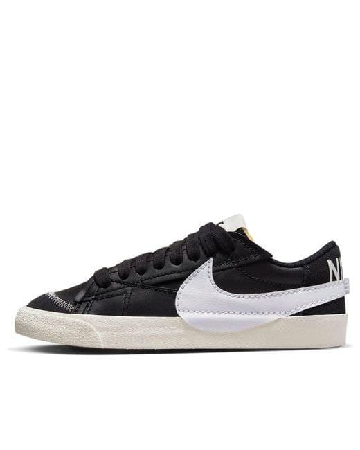 نایک بلیزر بدون ساق جامبو مشکی Nike blazer jumbo low black