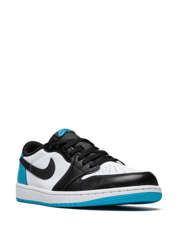 نایک ایر جردن ۱ بدون ساق آبی لیزری Nike air jordan 1 low laser blue — تصویر ۲