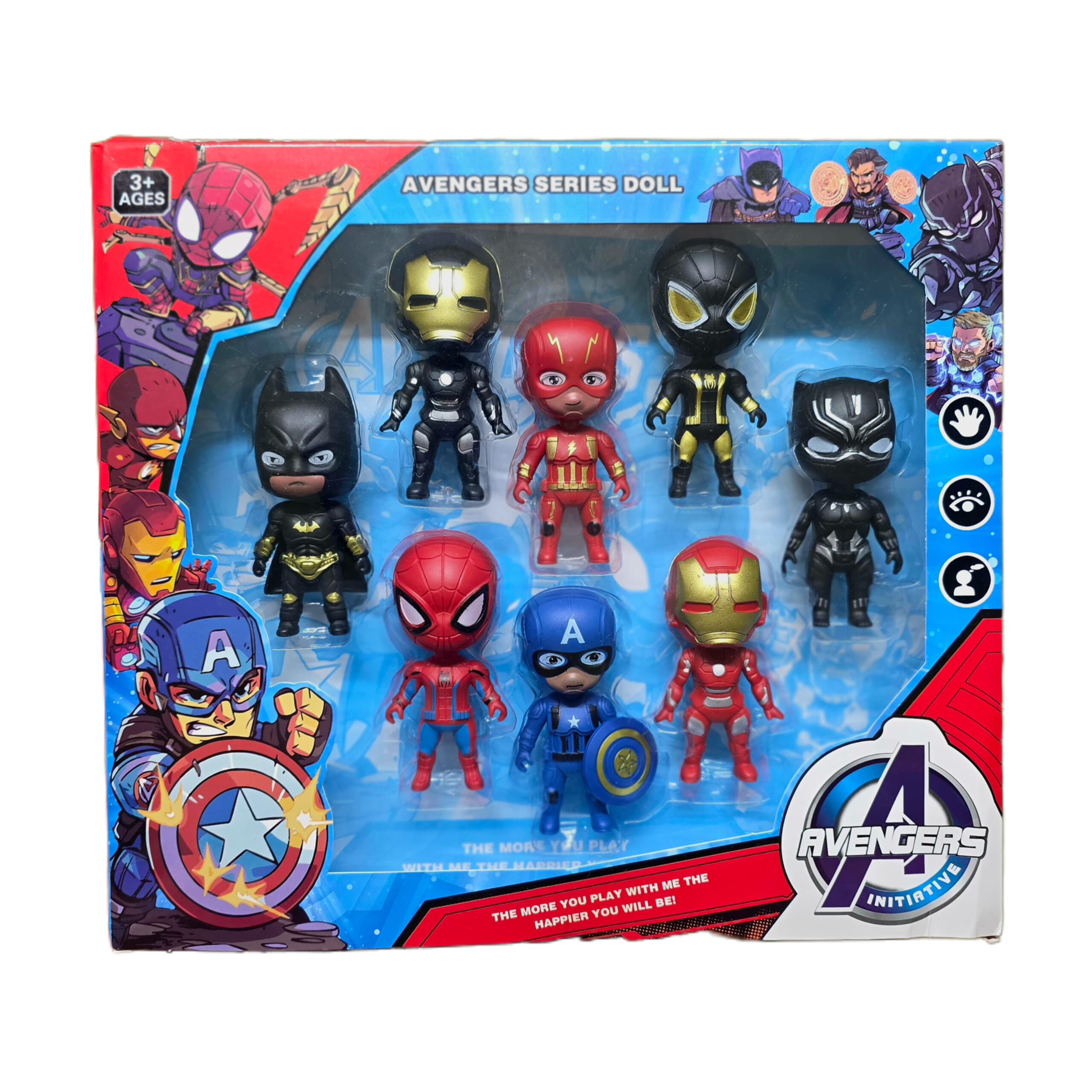 ست فیگور اونجر ۸ عددی مدل ۹۲۸ | 8-Piece Avengers Action Figure Set