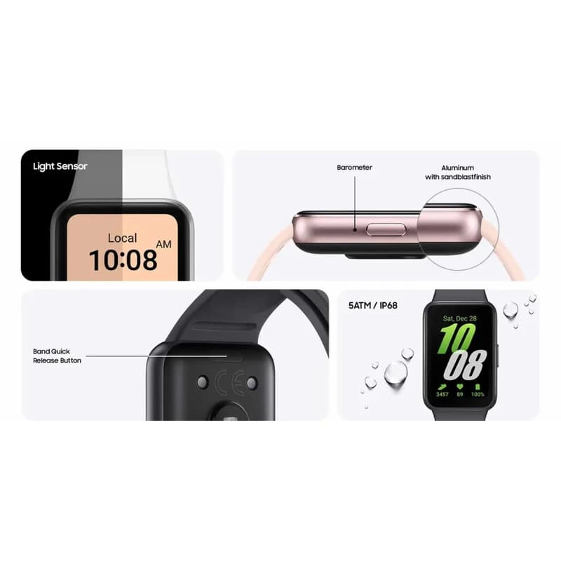 مچ بند هوشمند سامسونگ R390 مدل Galaxy Fit3 — تصویر ۲