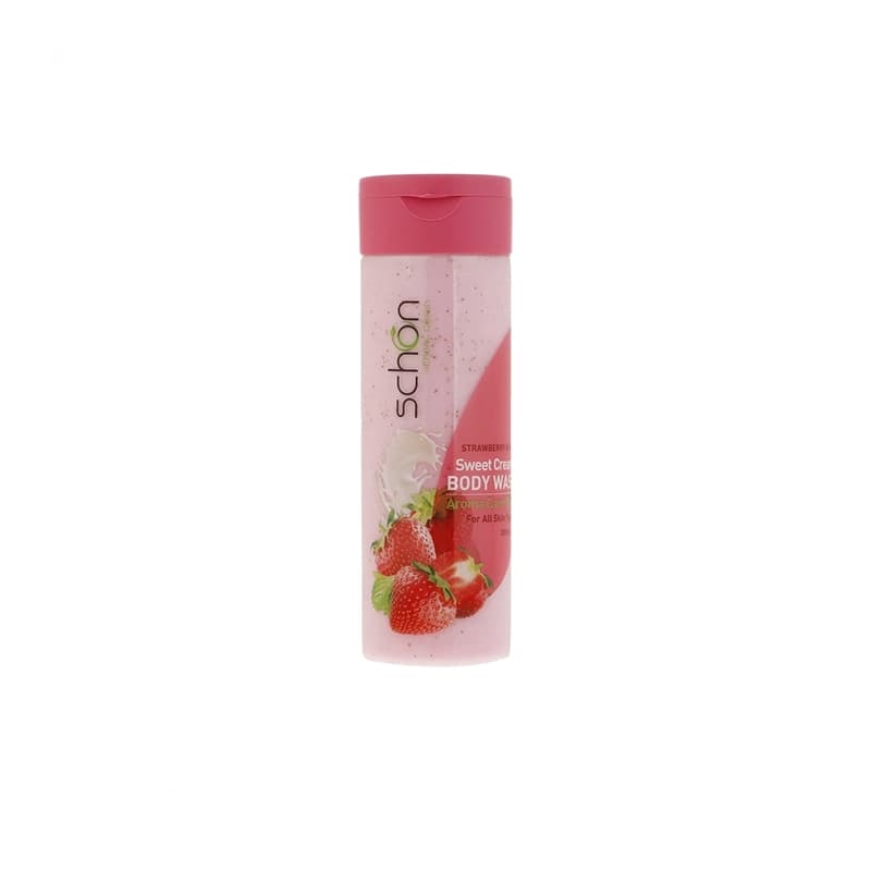شامپو بدن شون مدل Strawberry And Milk حجم 300 میلی‌لیتر